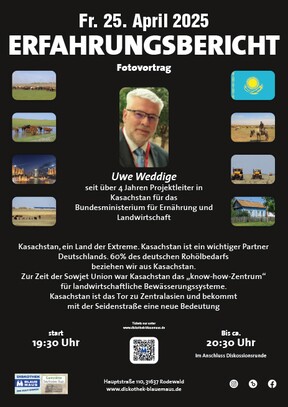 Erfahrungsbericht: Fotovortrag Kasachstan